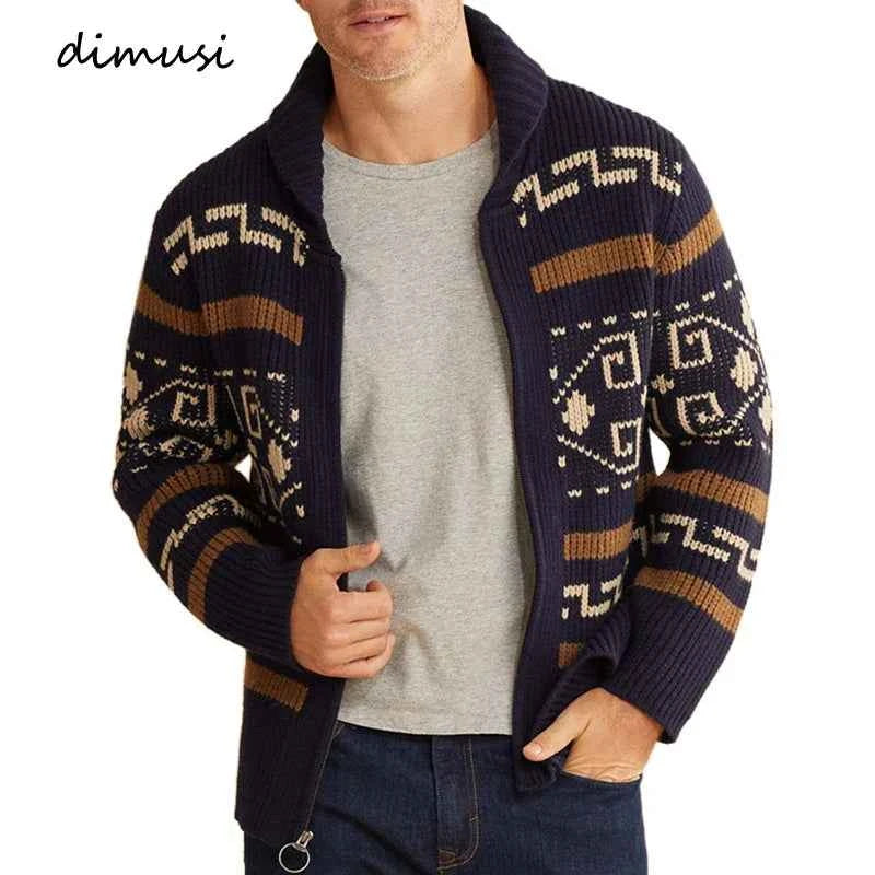 Men’s Reversible Wool-Touch Knit Jacket