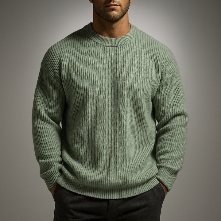 Men's Rib-Knit Sweater