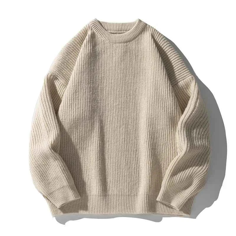 Men's Rib-Knit Sweater Khaki