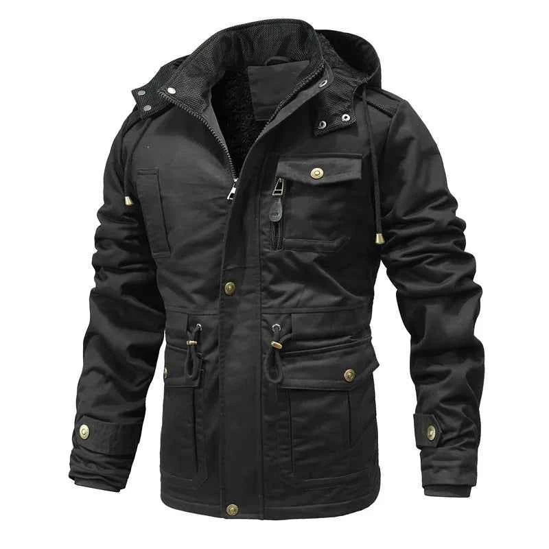 Men's Rugged Winter Jacket Black