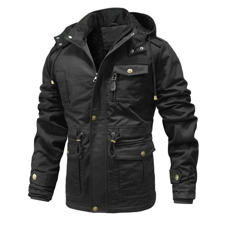 Men's Rugged Winter Jacket Black