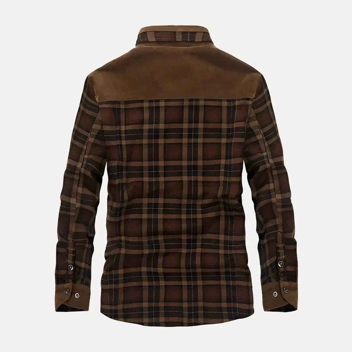 Men's Rustic Wool Plaid Jacket