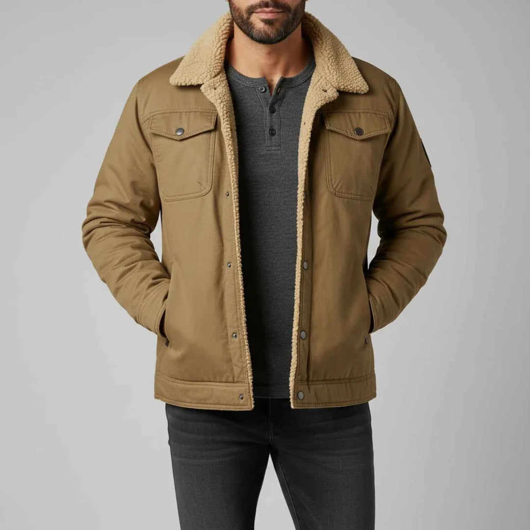 Men's Sherpa Collar Trucker Jacket