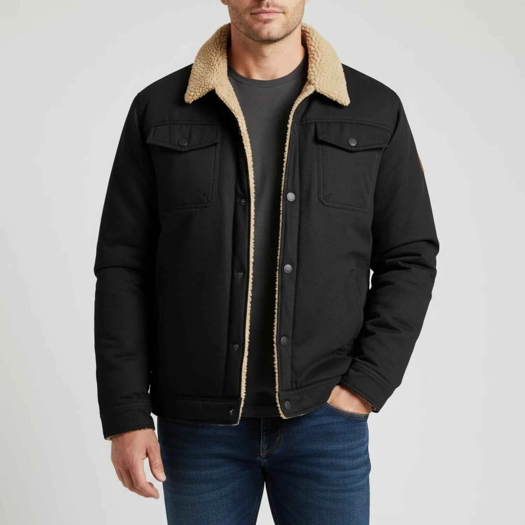 Men's Sherpa Collar Trucker Jacket