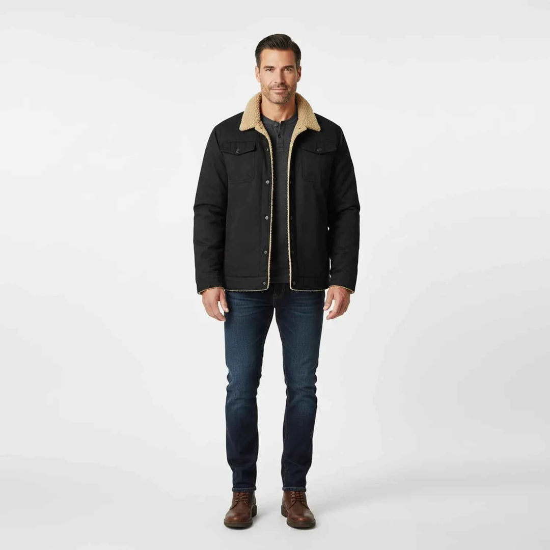 Men's Sherpa Collar Trucker Jacket