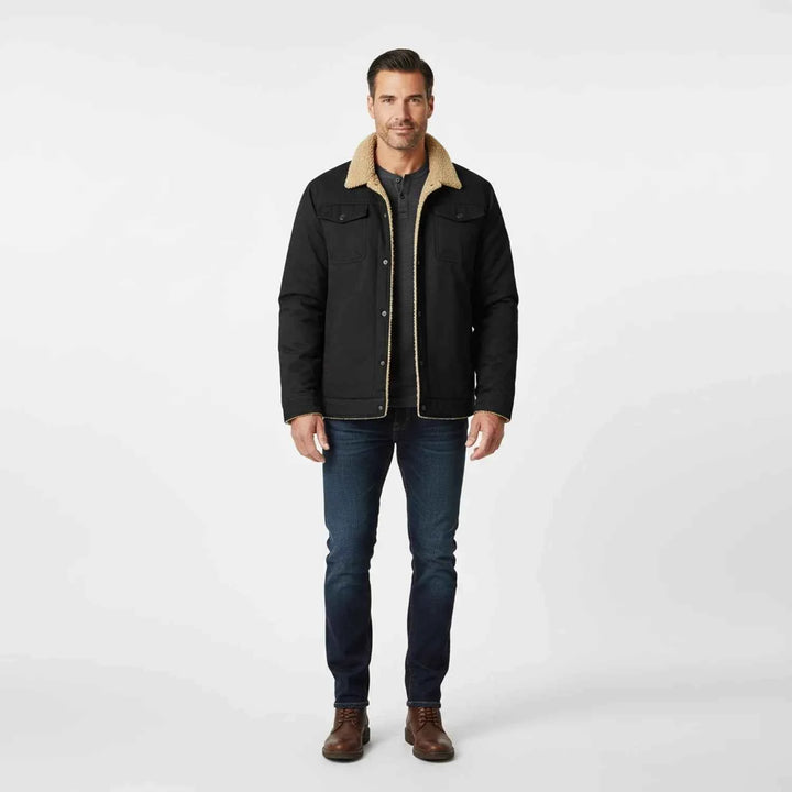 Men's Sherpa Collar Trucker Jacket