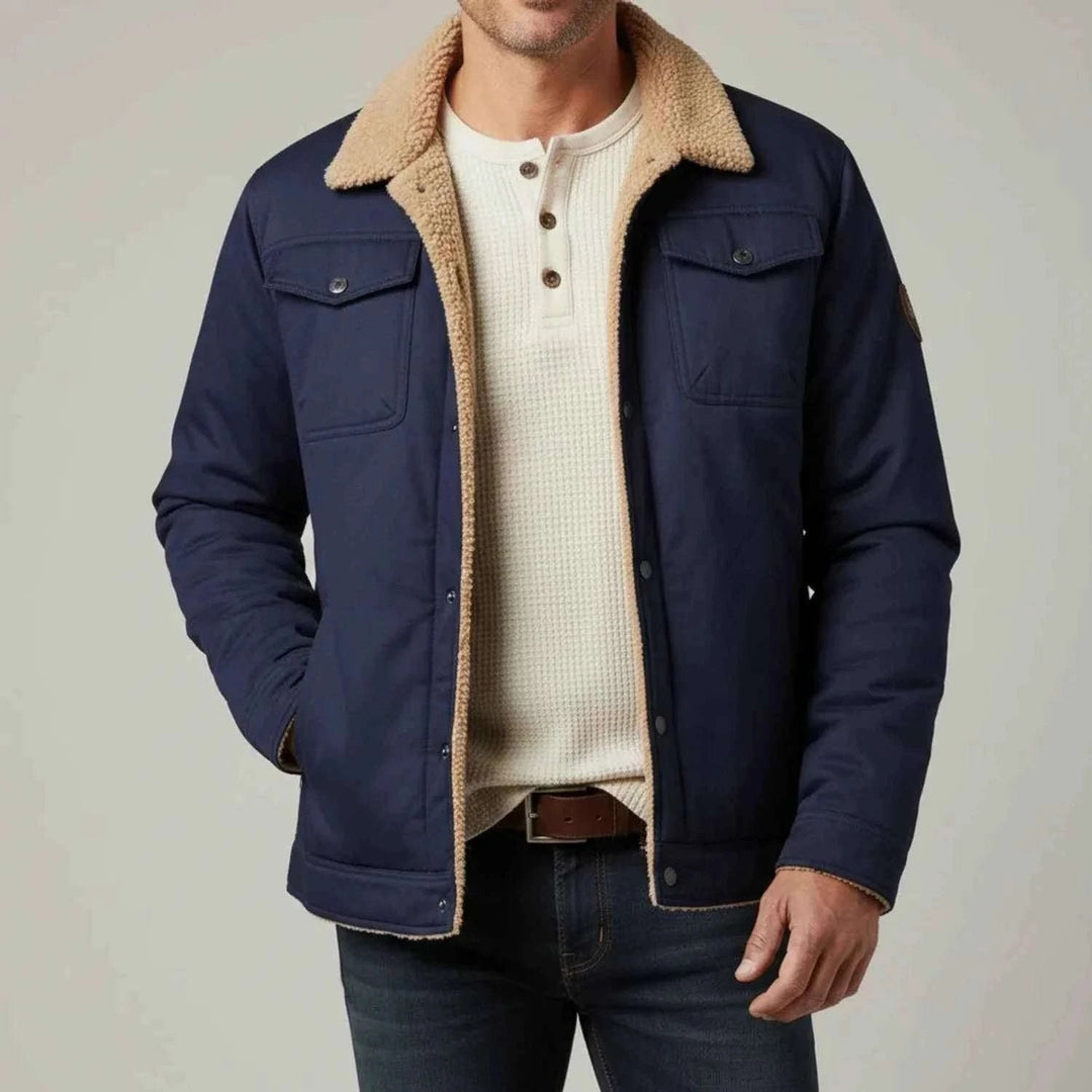 Men's Sherpa Collar Trucker Jacket