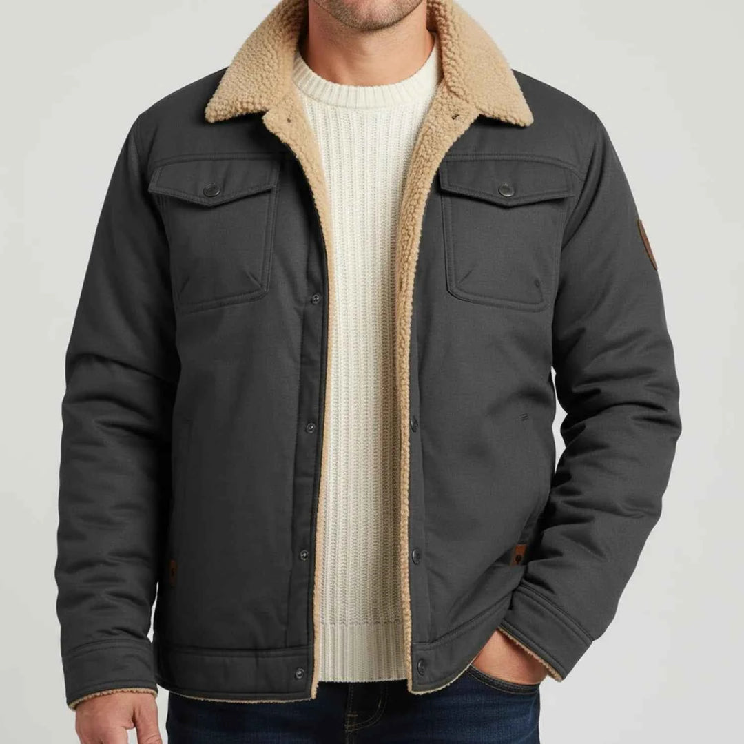 Men's Sherpa Collar Trucker Jacket