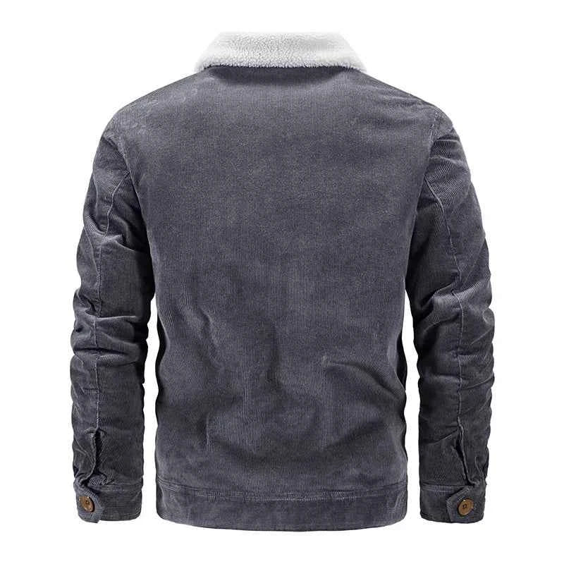 Men's Sherpa-Lined Corduroy Jacket - Ridgeway Style