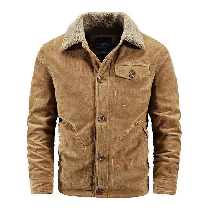 Men's Sherpa-Lined Corduroy Jacket - Ridgeway Style