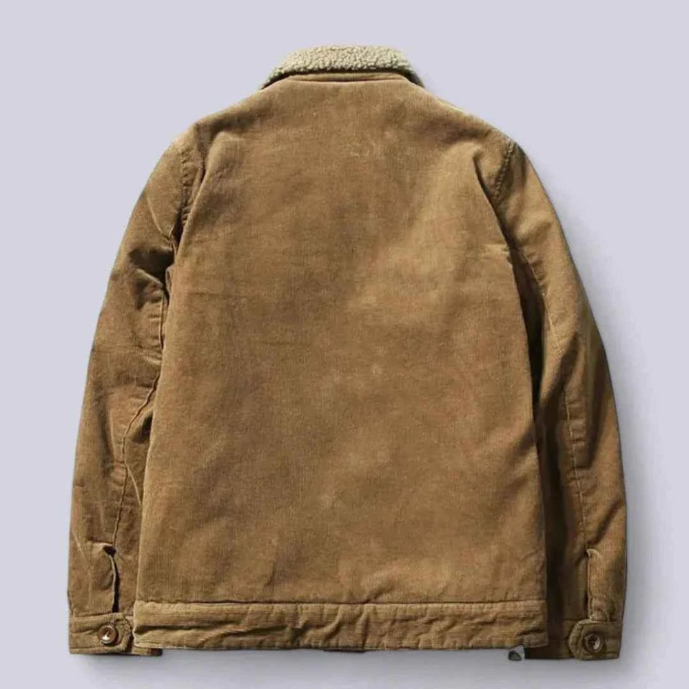 Men's Sherpa-Lined Overcoat