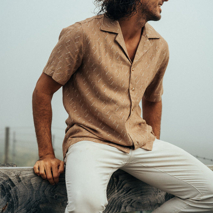 Men's Short Sleeve Shirt – Relaxed Fit – Lightweight & Breathable Design
