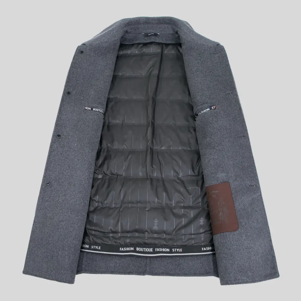 Men's Single Breasted Coat - Augustus Style
