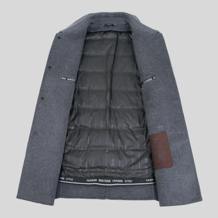 Men's Single Breasted Coat - Augustus Style