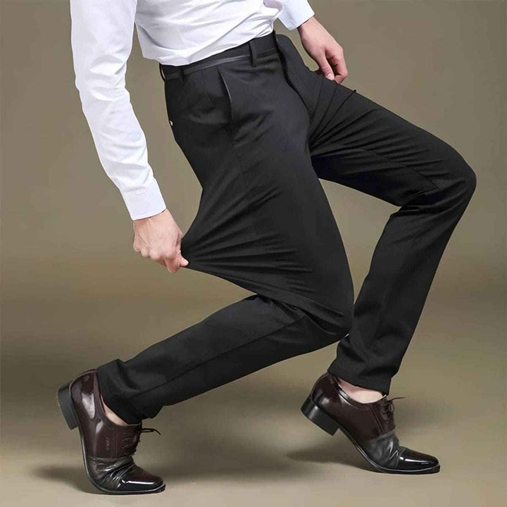 Men's Slim Fit Chino Pants - Tailored Stretch Formal Style
