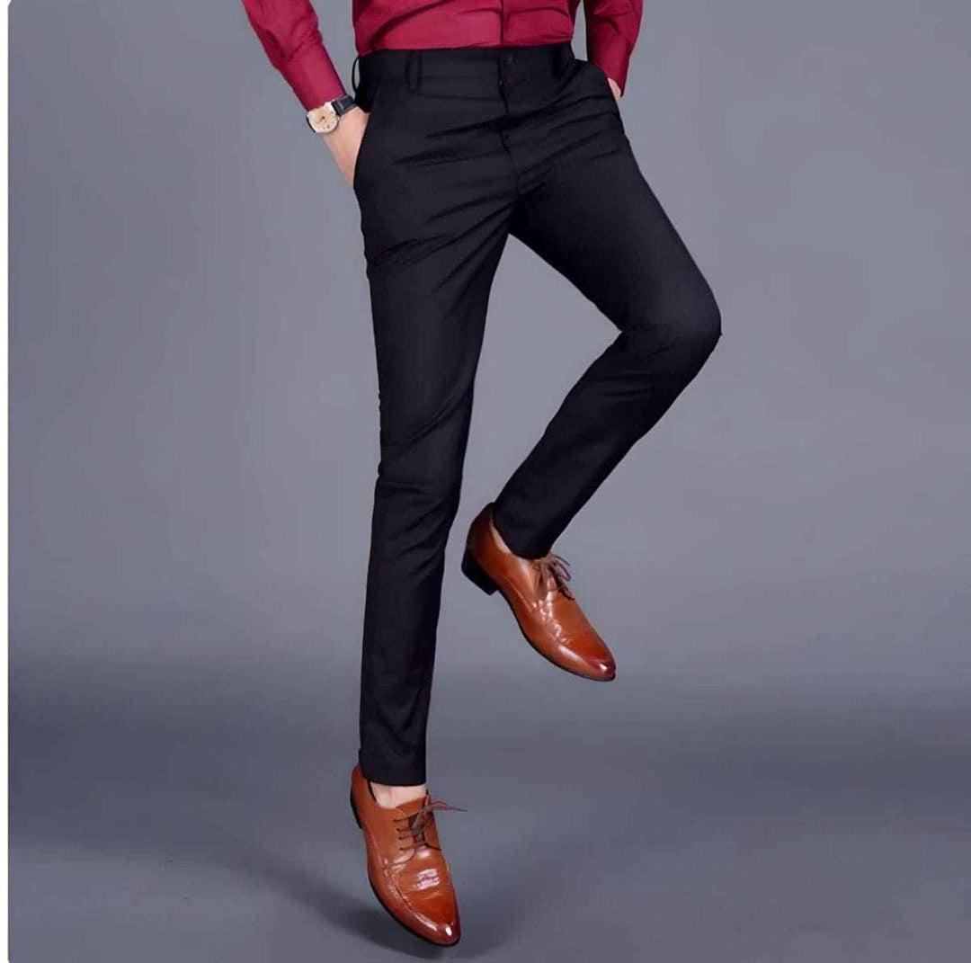 Men's Slim Fit Chino Pants - Tailored Stretch Formal Style