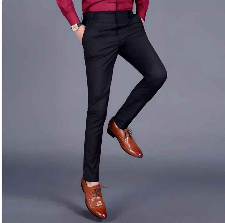Men's Slim Fit Chino Pants - Tailored Stretch Formal Style