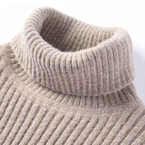 Men's Slim Fit Ribbed Turtleneck Sweater
