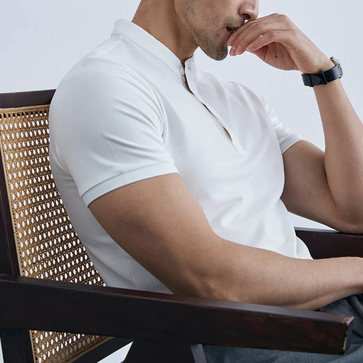 Men's Slim Fit Short Sleeve Shirt – Breathable Casual Wear