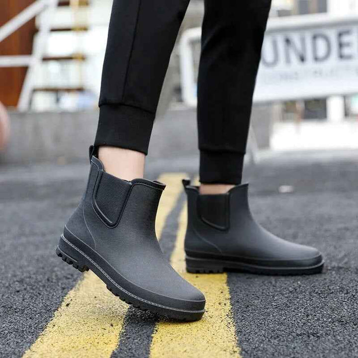 Men's Slip-On Chelsea Winter Boots | Non-Slip Design