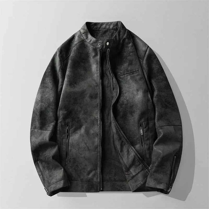 Men's Snap Collar Jacket Black