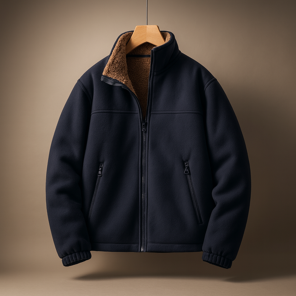 Men's Soft-Lined Fleece Jacket - Redmont Style Blue