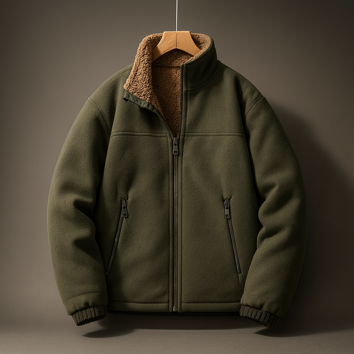 Men's Soft-Lined Fleece Jacket - Redmont Style Green