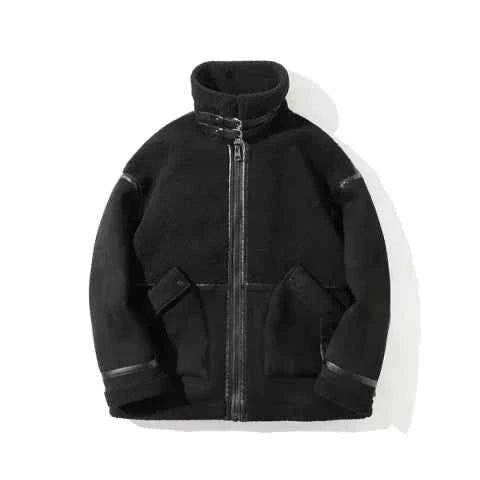 Men's Spliced Suede Jacket