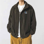 Men's Stand Collar Side Pockets Jacket Winter Essential