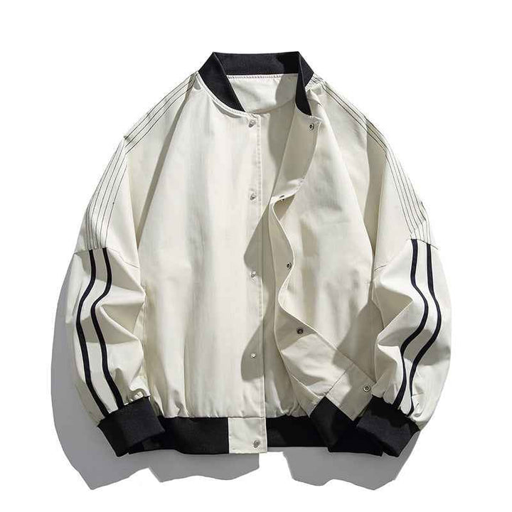 Men's Straton Track Jacket - Stylish Athletic Outerwear Apricot