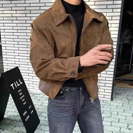 Men's Lapel Jacket Winter Essential Outerwear Collection