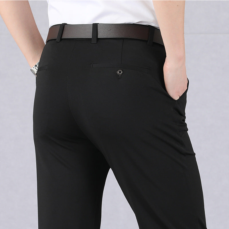 Men's Stretch Waterproof Non-Iron Pants Black