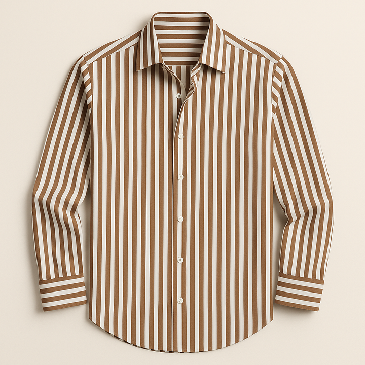 Men's Striped Dress Shirt - Brunello Style