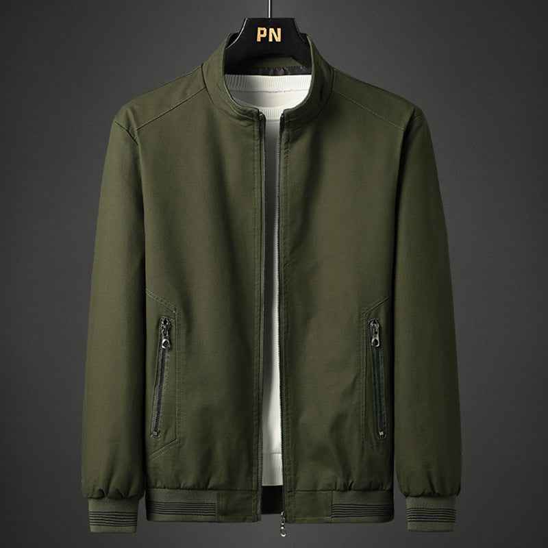 Men's Stylish Bomber Jacket - Trendy Outerwear for Every Occasion Green