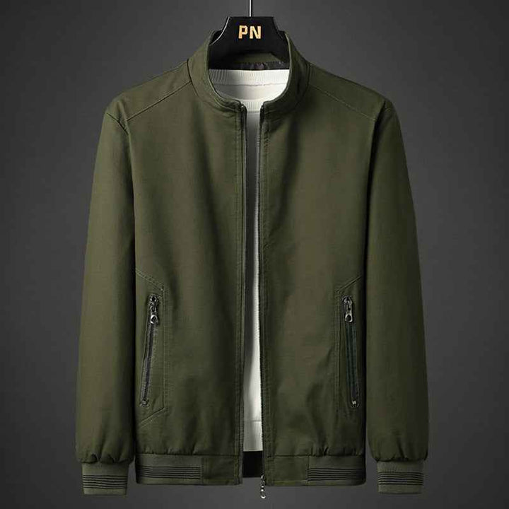 Men's Stylish Bomber Jacket - Trendy Outerwear for Every Occasion Green