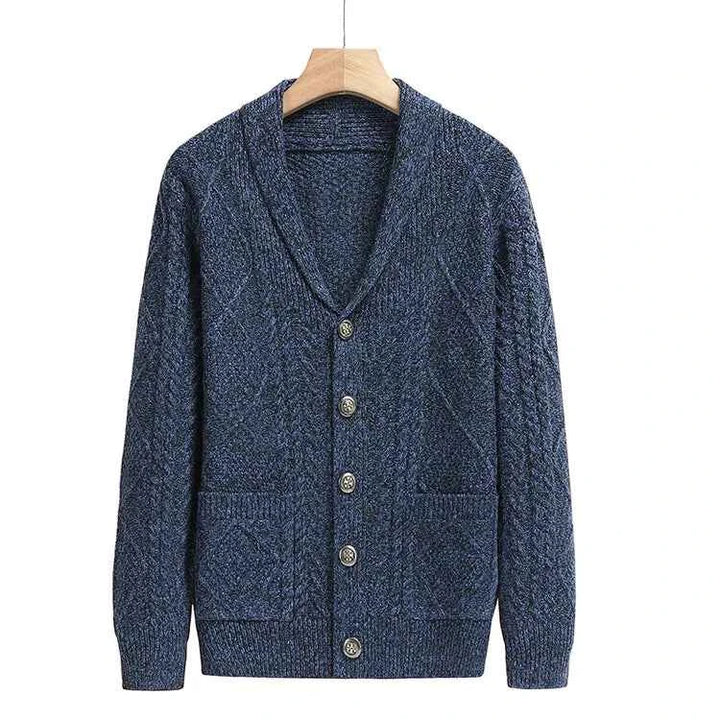Men's Stylish Cardigan Blue