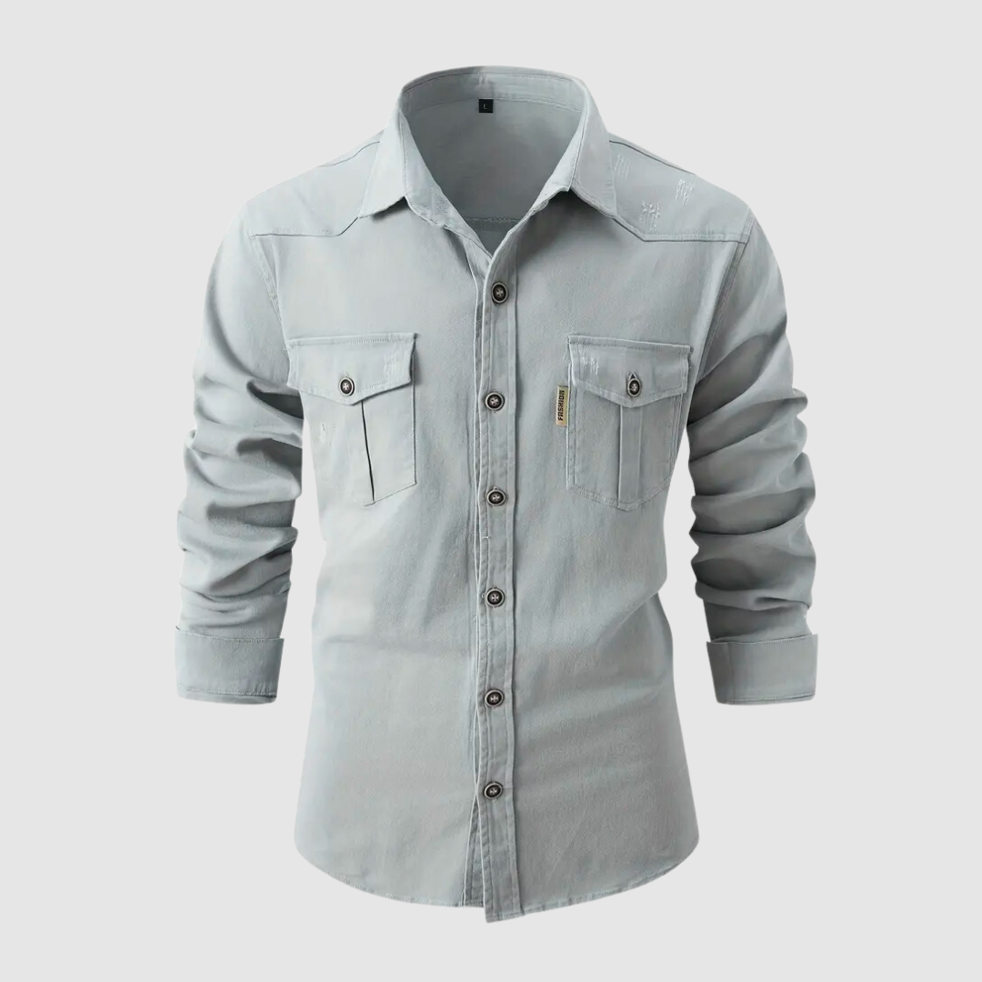 Men's Stylish Fashion Shirt Grey
