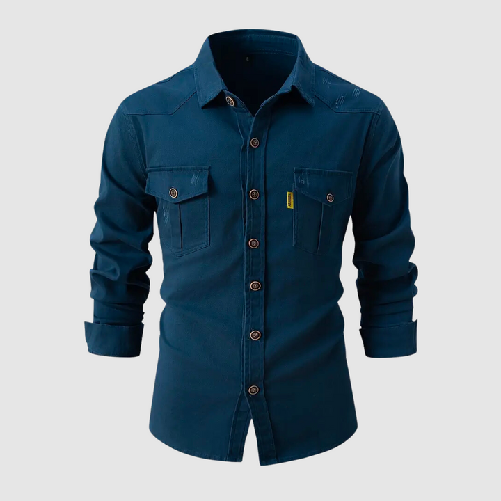 Men's Stylish Fashion Shirt Blue