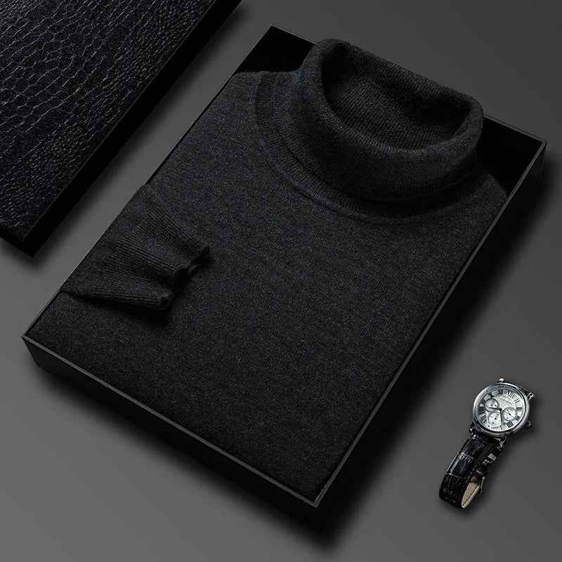 Men's Stylish Knit Sweater Coal