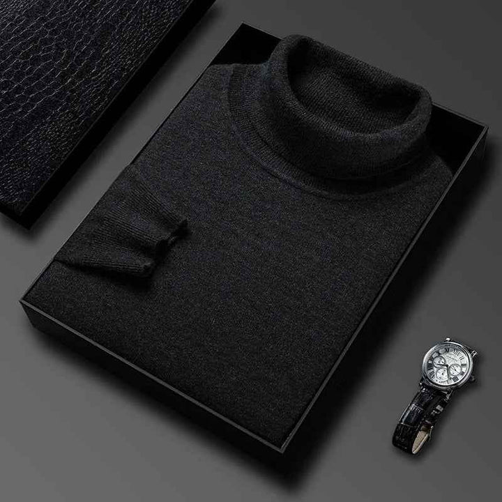 Men's Stylish Knit Sweater Coal