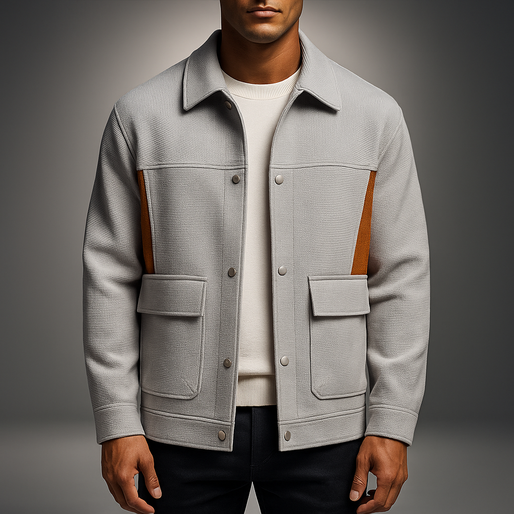 Men's Stylish Panel Jacket