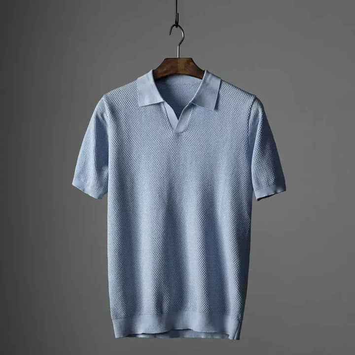 Men's Stylish Polo Shirt - Classic Fit and Comfortable Design Light Blue