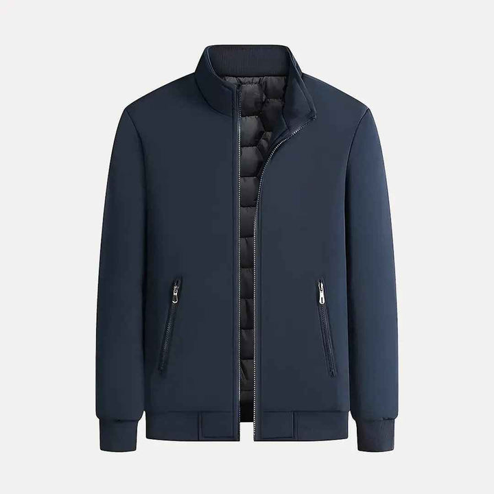 Men's Stylish Puffer Jacket Blue