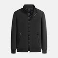 Men's Cotton Puffer Padded Solid Jacket Winter Essential Black