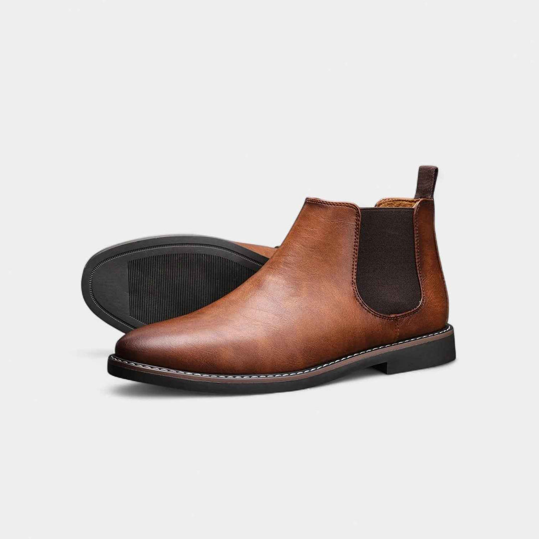 Men's Stylish Slip-On Classic Chelsea Winter Boots