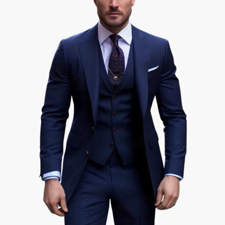 Men's Stylish Wedding Suit | Complete Outfit Blue