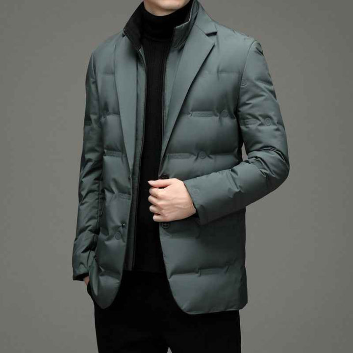 Men's Stylish Winter Jacket Jade Green