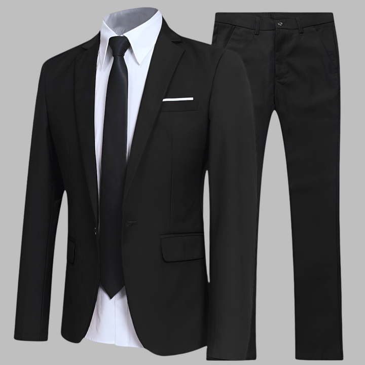 Men's Stylish and Comfortable Suit for Every Occasion Black