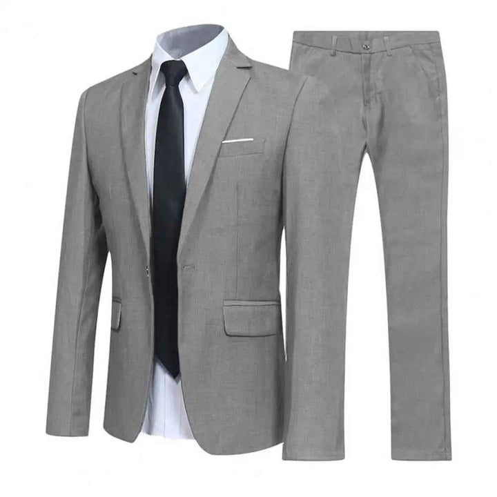 Men's Stylish and Comfortable Suit for Every Occasion Gray