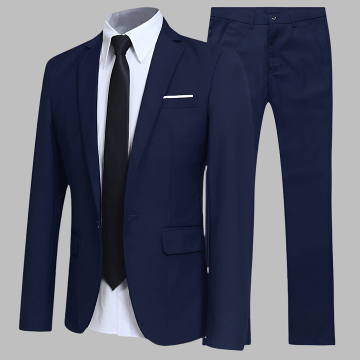 Men's Stylish and Comfortable Suit for Every Occasion Dark Blue